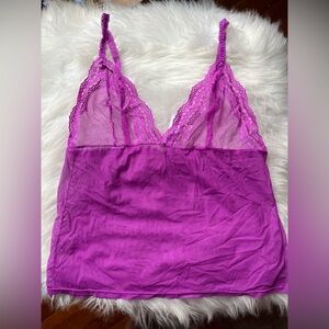 Savage X Fenty FISHNET AND LACE CAMI L